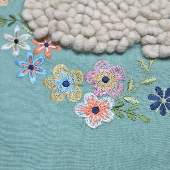 Tabitha Webb Spring Embroidered Table Runner - Picture 10 of 13